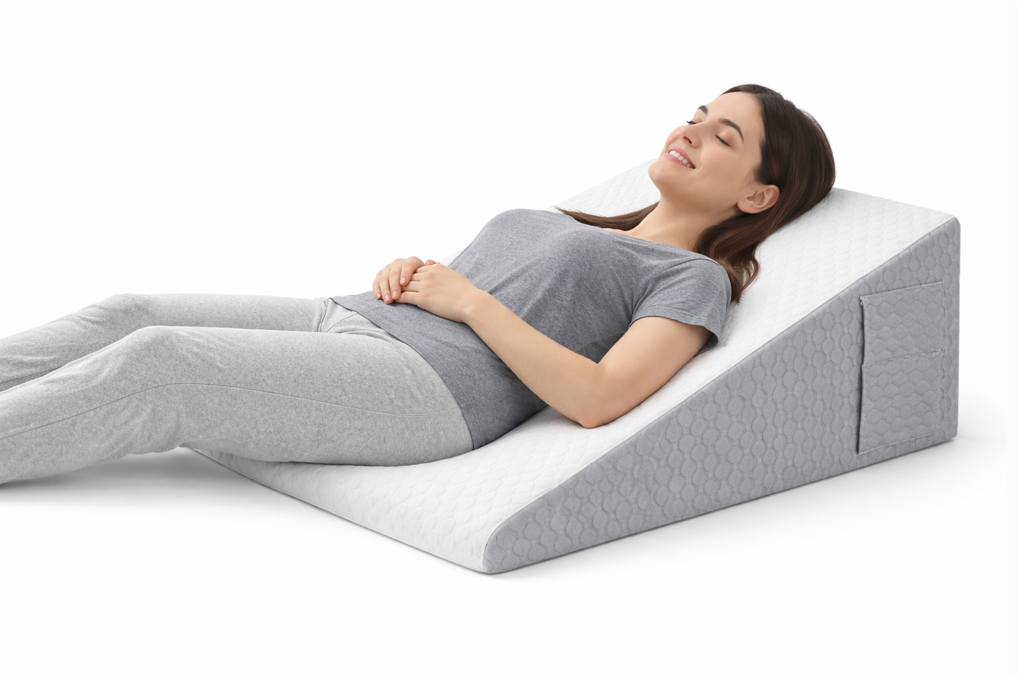 Ergonomic Wedge Pillow for Back Support